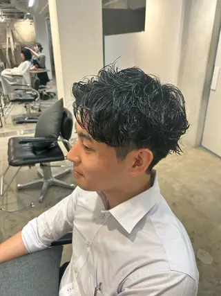 パーマ メンズ メンズ清潔感のプロ 💈メンズパーマ藤田のヘアスタイル