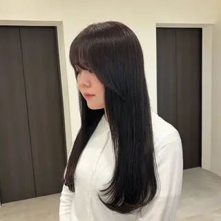 ロング 結べるレイヤーカット /カラー/あさかのヘアスタイル