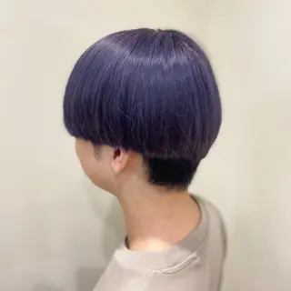 ショート カラー ワタナベ リリコのヘアスタイル