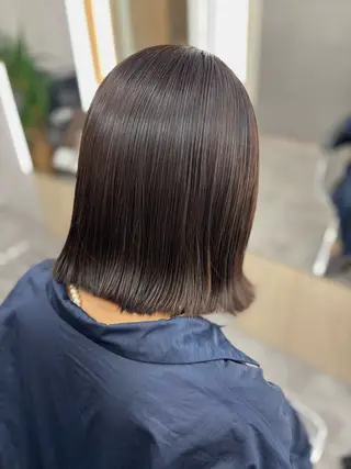 ショート 縮毛矯正/カラ ー/艶髪🌻ひな🌻のヘアスタイル