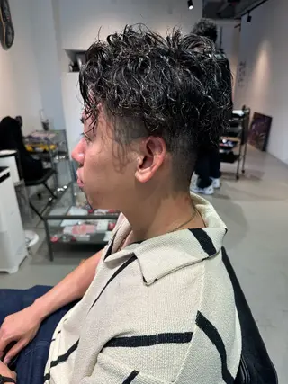 ショート パーマ メンズ Mizuki Yajimaのヘアスタイル
