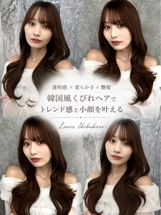 ロング カラー 🤍韓国風レイヤー/ 艶髪🤍鳥越美羽のヘアスタイル