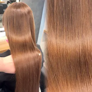ロング カラー 札幌韓国風艶カラー 🎀𝐒𝐀𝐇𝐎のヘアスタイル