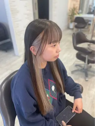 ロング カラー CREA渋沢 モデル募集🌺アイナのヘアスタイル