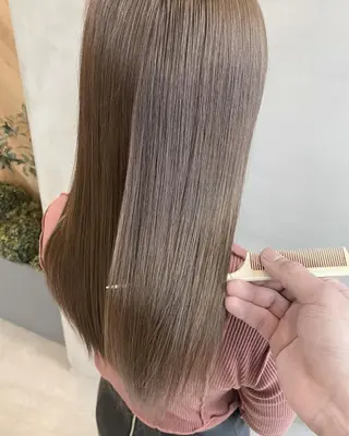 セミロング カラー ヘアアレンジ ネイル マツエク・マツパ 夜23時まで予約🉑 reverieあきらのヘアスタイル