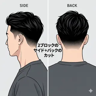 メンズ 福田 真大のヘアスタイル