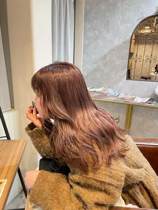 ミディアム カラー sand🎀 Ricoのヘアスタイル