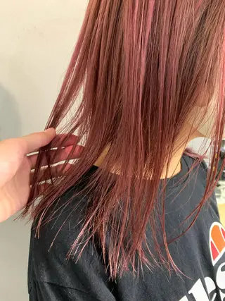 セミロング カラー パーマ ボブパーマコテ巻き風 パーマNo1深江秀平のヘアスタイル