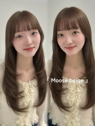 ロング カラー 上品モテヘア🩶 karen🩶のヘアスタイル