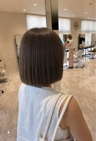 ショート 💎髪質改善/艶髪 ストレートのヘアスタイル