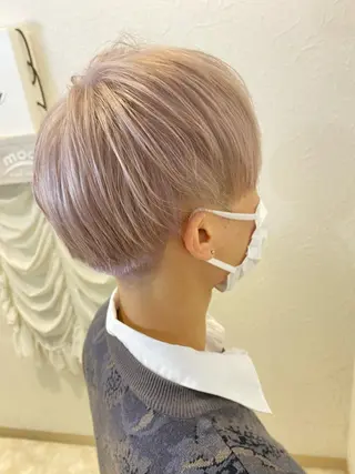 ミディアム 【ブリーチ特化】 山崎 悠樹のヘアスタイル