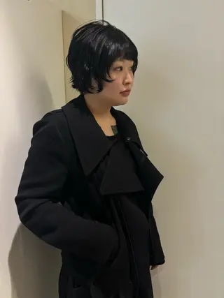 ショート カラー ヘアアレンジ 💟Opus // Mizuki🐕のヘアスタイル