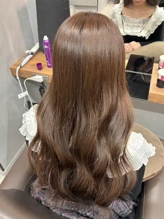 ロング カラー 上品♡ブラウン💎 アレンジ🩰Rimiのヘアスタイル