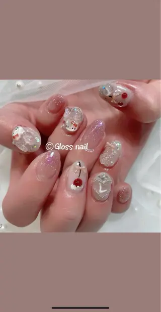 ネイル miho🍎 Gloss nailのネイルデザイン