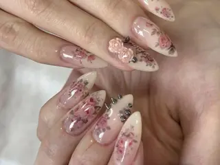 ロング カラー Bling Salonのネイルデザイン