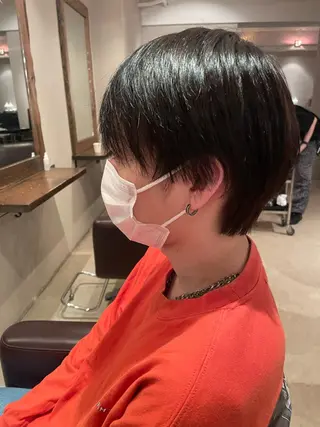 ショート メンズ 鎌田 愛のヘアスタイル