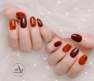 ネイル ANGILA ネイル¨̮S*Y*Kのネイルデザイン