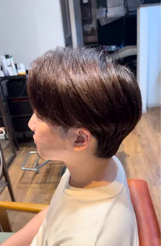 ショート カラー メンズ 金子 富士のヘアスタイル