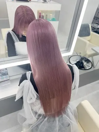 ロング カラー ヘアアレンジ tace新宿 めいのヘアスタイル