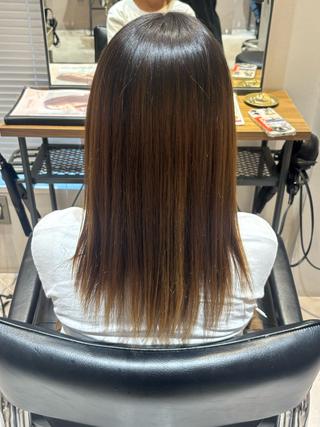 セミロング 田口 彩葉のヘアスタイル