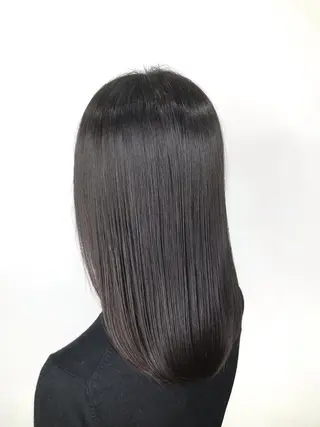 セミロング カラー インナーカラー/ ストレート/奥野洸也のヘアスタイル