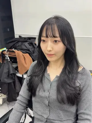 ロング カラー 韓国ヘア🇰🇷 スズキのヘアスタイル