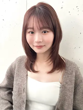 セミロング ✨撮影モデル募集✨ 若月情のヘアスタイル