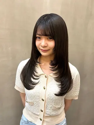 ロング カラー ︎︎カイ ミズキ 🎀のヘアスタイル