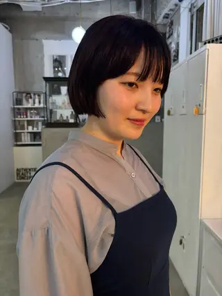 ショート カラー 杉水 葉月のヘアスタイル