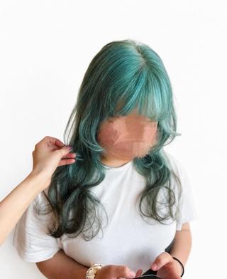 ロング カラー 🧸ダブルカラー/ベ ージュ🍪さりなのヘアスタイル