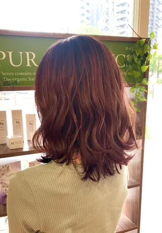 ミディアム カラー 大竹 哲也のヘアスタイル