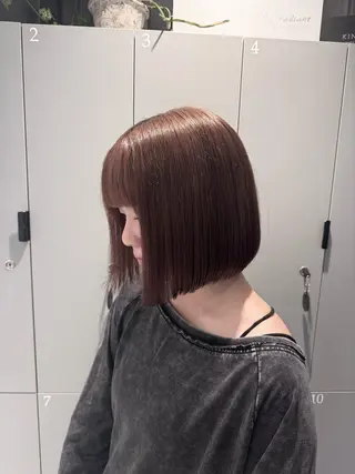 ミディアム 🌷透明感カラー🍑 Miyu🪽のヘアスタイル