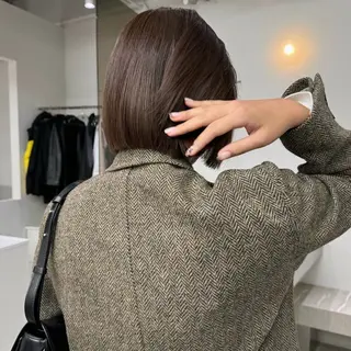 ショート カラー ニュアンスパーマ minoriのヘアスタイル