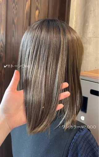 ミディアム カラー 佐藤光華/JANU /カラーモデルのヘアスタイル