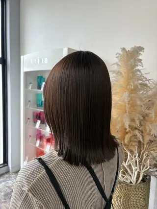 ミディアム カラー sol Amiのヘアスタイル