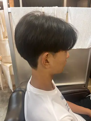 ミディアム メンズ 清水 寧生のヘアスタイル