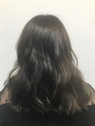 ミディアム カラー c& ちはるのヘアスタイル