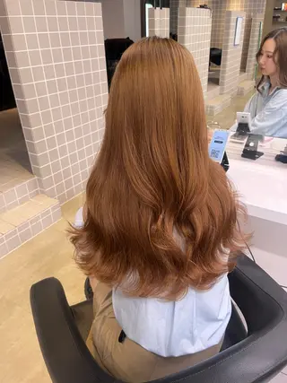 ロング カラー ふわっと抜け感🫧 ブラウンベージュ🤎のヘアスタイル