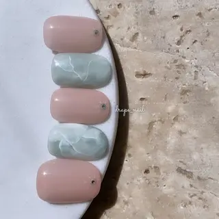 ネイル ドレープネイル あべみつきのネイルデザイン