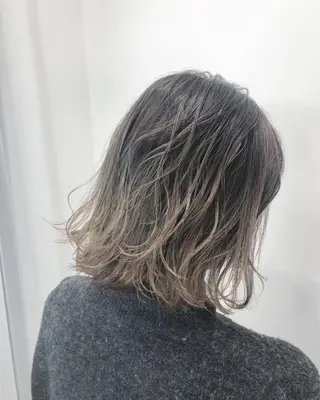 ミディアム カラー 酸性ストレート/ブリ ーチなし/中村 匠のヘアスタイル