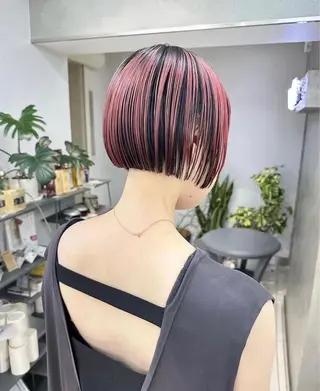 ショート カラー 艶カラー🐳🫧 サヤカ 🐳のヘアスタイル