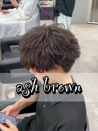 ショート カラー メンズ 🫧透明感カラー🫧 艶髪🫧韓国ヘアのヘアスタイル