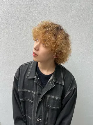 パーマ メンズ 柴田 愛奈のヘアスタイル