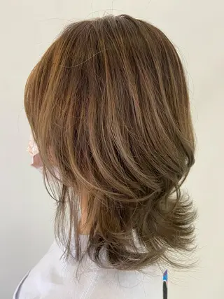 ミディアム 紙屋 隼人のヘアスタイル