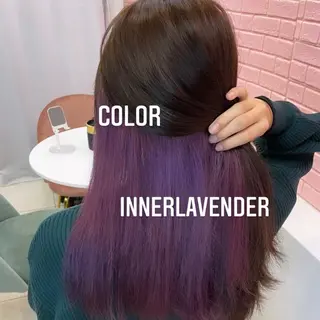 セミロング カラー エクステ🩵ブリーチ 韓国ヘア🩵KAEのヘアスタイル
