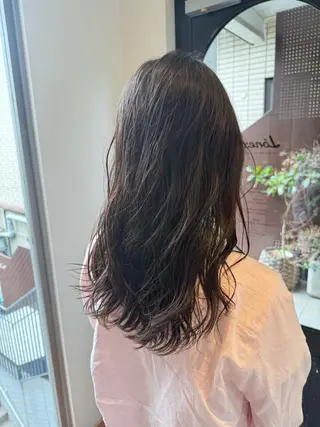 セミロング パーマ パーマ無料モデル様 募集中💖ゆりのヘアスタイル