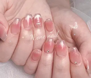 ネイル 長いだし/スカルプ/ パラシェルN.oneのネイルデザイン