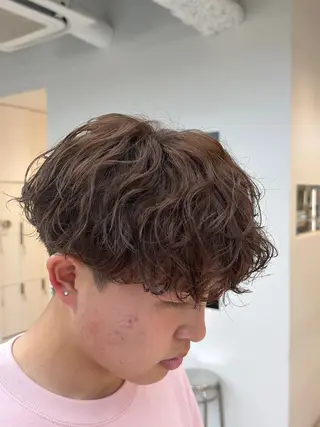 ショート カラー パーマ fifth 児玉達哉 当日予約🙆のヘアスタイル