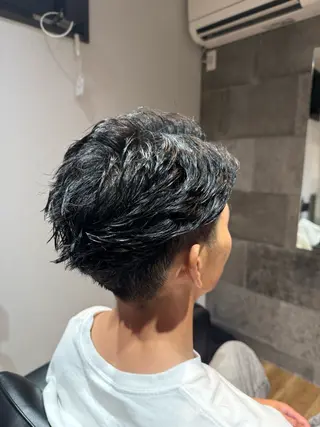 ショート パーマ 糸山 大輔のヘアスタイル