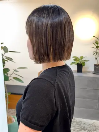 ショート 愛花/久屋大通/ 切りっぱなしボブのヘアスタイル